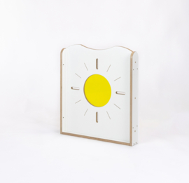 Themapaneel Zon wit