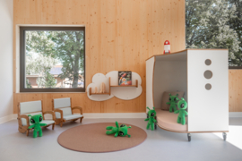 Bamboe loungestoeltje Boemerang