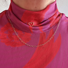 Hartjesfeest collier golden sun