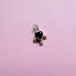 Queen of hearts zilver