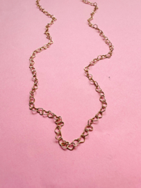 Hartjesfeest collier golden sun