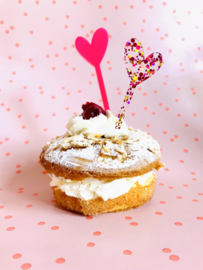 Taarttopper fluoriserend