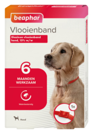 Vlooienband Rood