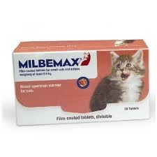 Milbemax filmomhulde tabletten voor kleine katten en kittens