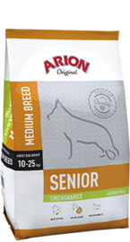 Arion Original Senior Medium kip&rijst 12 kg