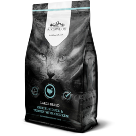 Riverwood Cat Large Breed Duck, Turkey with Chicken 6 kg
