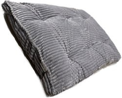 Boefje Fluweel Rib Grijs 80x120cm