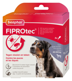 Fiprotec Spot-On hond 40-60 kg 4 pipetten