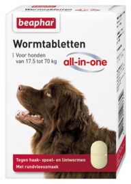 Wormtabletten All-In-One Hond 17,5 - 70 kg