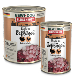 Bewi- Dog blik rijk aan Gevogelte 400gram