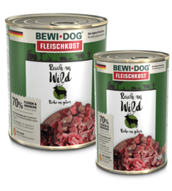 Bewi- Dog blik rijk aan Hertenvlees 400gram