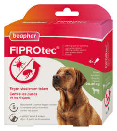 Fiprotec Spot-On hond 20-40 kg 4 pipetten