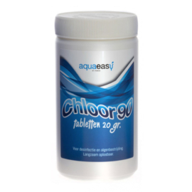 Aqua easy chloor  tabletten 20 gram