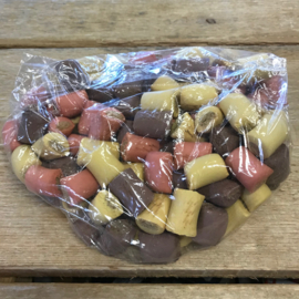 Gekleurde mini mergpijpjes 400gr