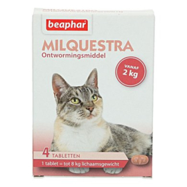 Milquestra Wormtabletten Kat 4 tabletten