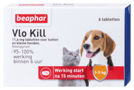 Vlo Kill+ kat en hond tot 11kg 6st