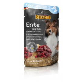 Belcando Zakjes Eend met rijst & vossenbessen 125 gram