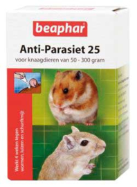 Anti-Parasiet 25 voor knaagdieren van 50-300 gram