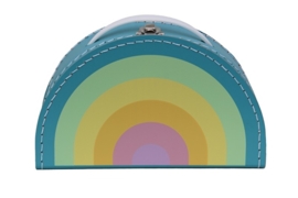 suitcase pastel rainbow