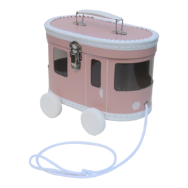 light pink tram