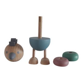 wooden stacking toy - nordic
