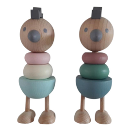 wooden stacking toy - nordic