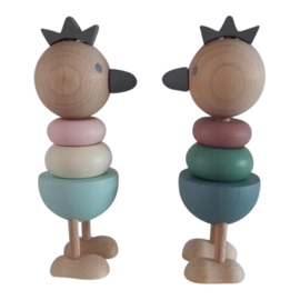 wooden stacking toy - nordic