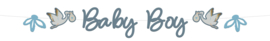 Letterbanner baby boy "Vintage Flower"