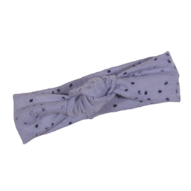 Babyhaarbandje broderie dusty lila