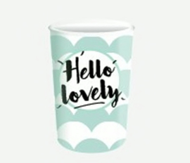 Cups "Hello Lovely" Penguin black/mint