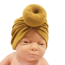Baby hat donut mustard