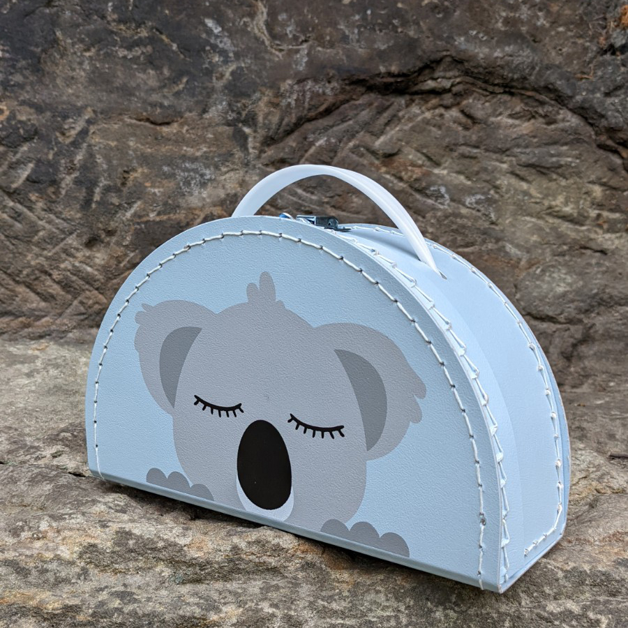 Koala koffertje grijs