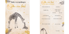 Voorspellingskaartjes baby animal