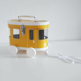 yellow tram