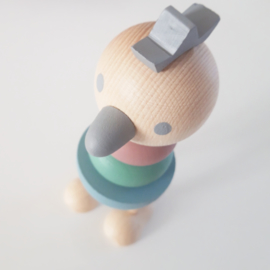 wooden stacking toy - nordic