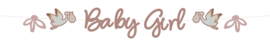 Letterbanner baby girl "Vintage Flower"