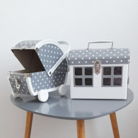 suitcase house grey