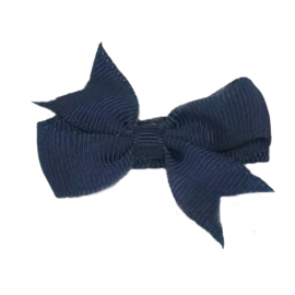 Alligatorclip Strik grosgrain navy