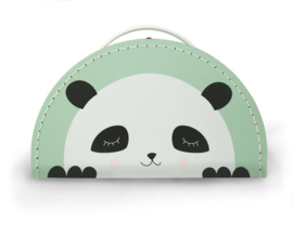panda koffertje mint