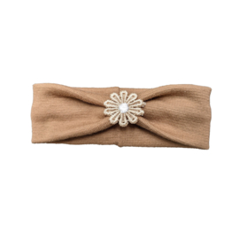 Baby headband lace with flower