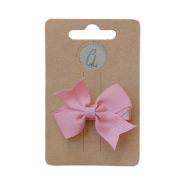 Alligatorclip Strik grosgrain rose