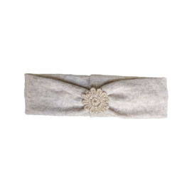 Baby headband lace with flower
