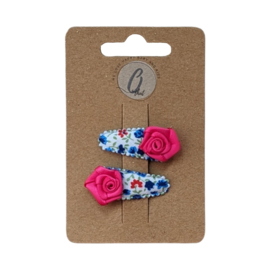 Babyhaarclipje bloemen