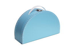 halfmoon blue suitcase