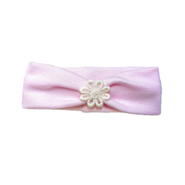 Baby headband lace with flower