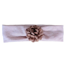 Baby headband with felt flower