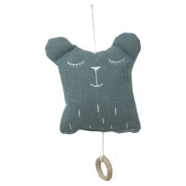 Muziekdoos hydrofiel beer stonegrey