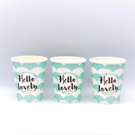 Cups "Hello Lovely" Penguin black/mint