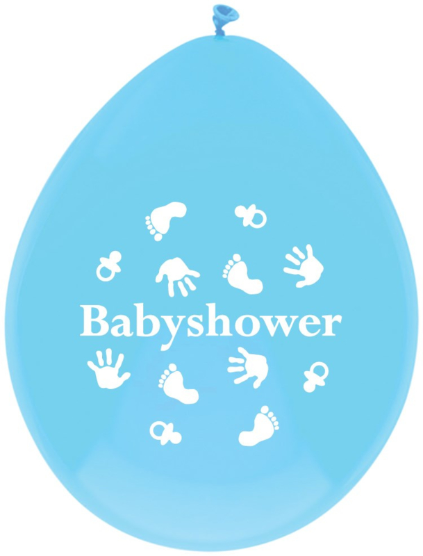 Babyshower ballon blauw