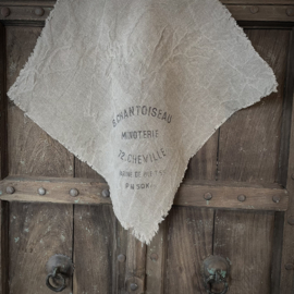 Shabby linnen  'Cheville' (45x45 cm)